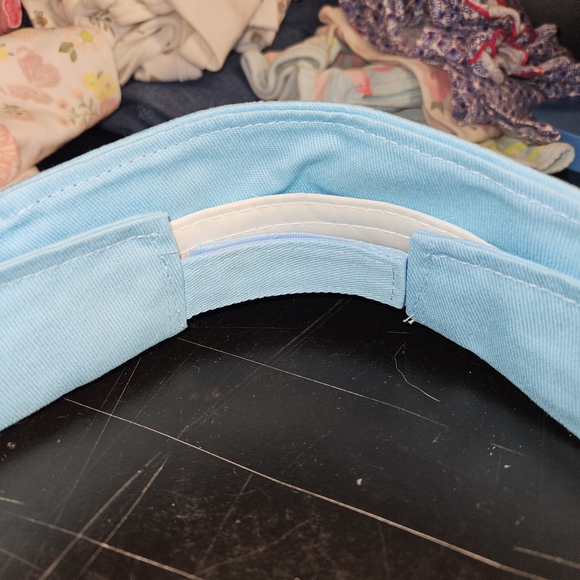 Light Blue Visor Cap - Picture 2 of 2